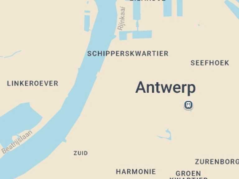 Map of Belgium Tour with 2 destination visits for the trip: Antwerp: Full-day Holland Guided Keukenhof & Windmills