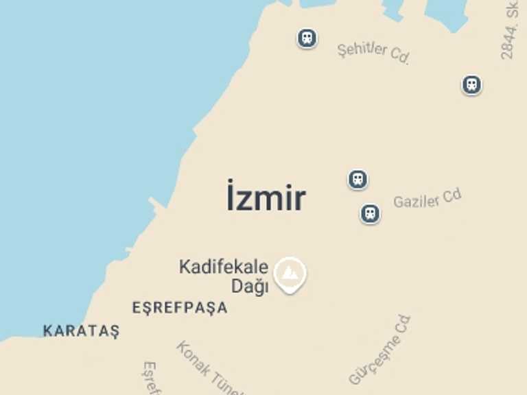 Map of Izmir Explorer Tour with 1 destination visits for the trip: Dikili Private Shore Excursion
