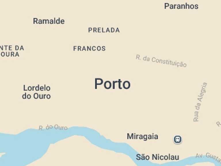 Map itinerary of Porto Tour in Spring with 1 destination visits for the trip: Harry Potter Walking Tour