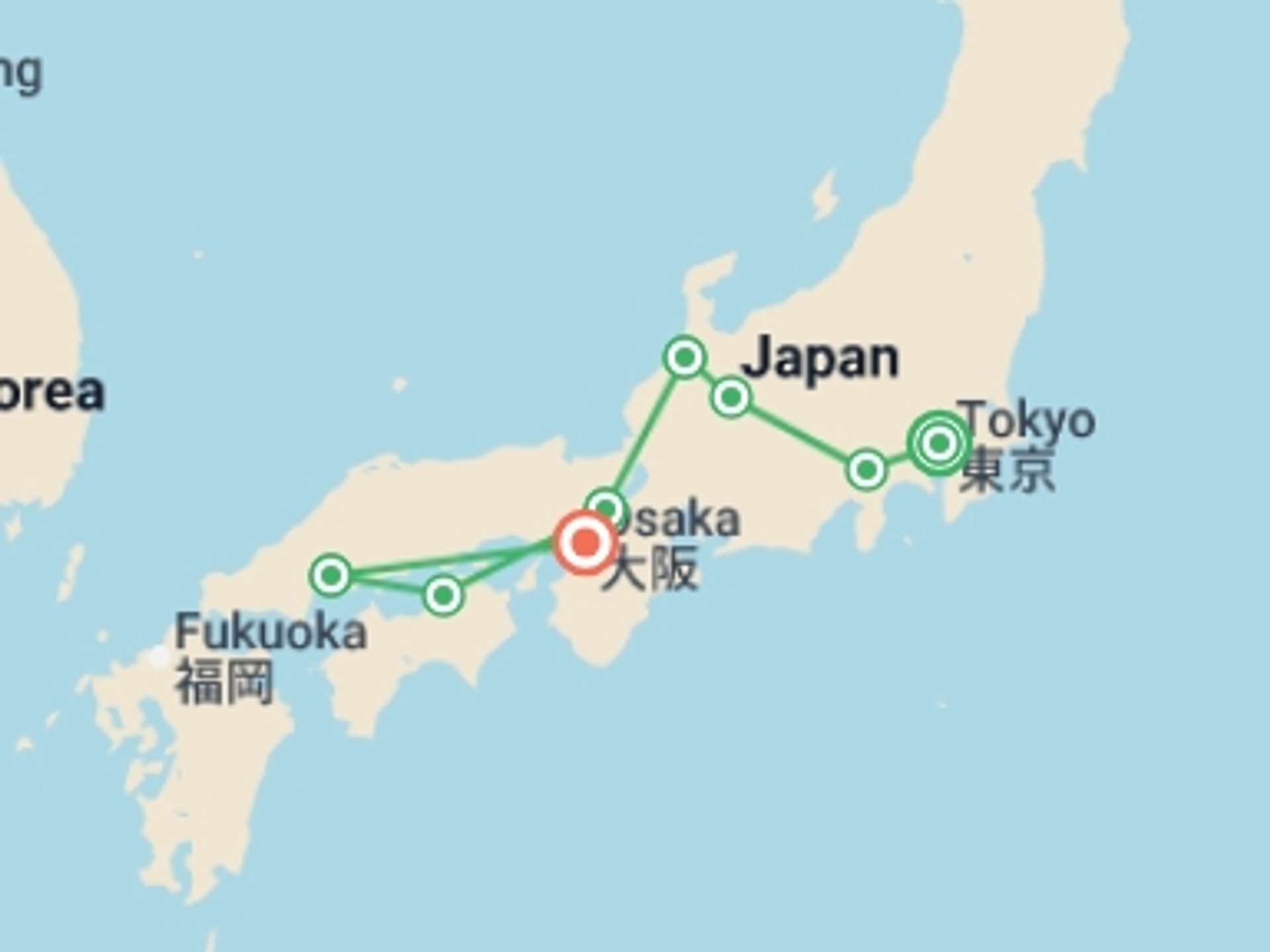Osaka 9-Day tours