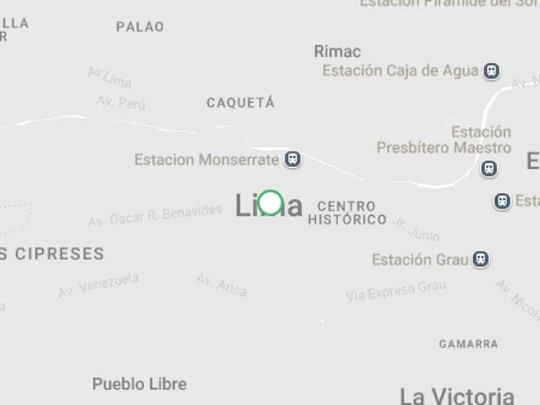Map of Lima Food Tour with 1 destination visits for the trip: Lima Food Tour in Barranco
