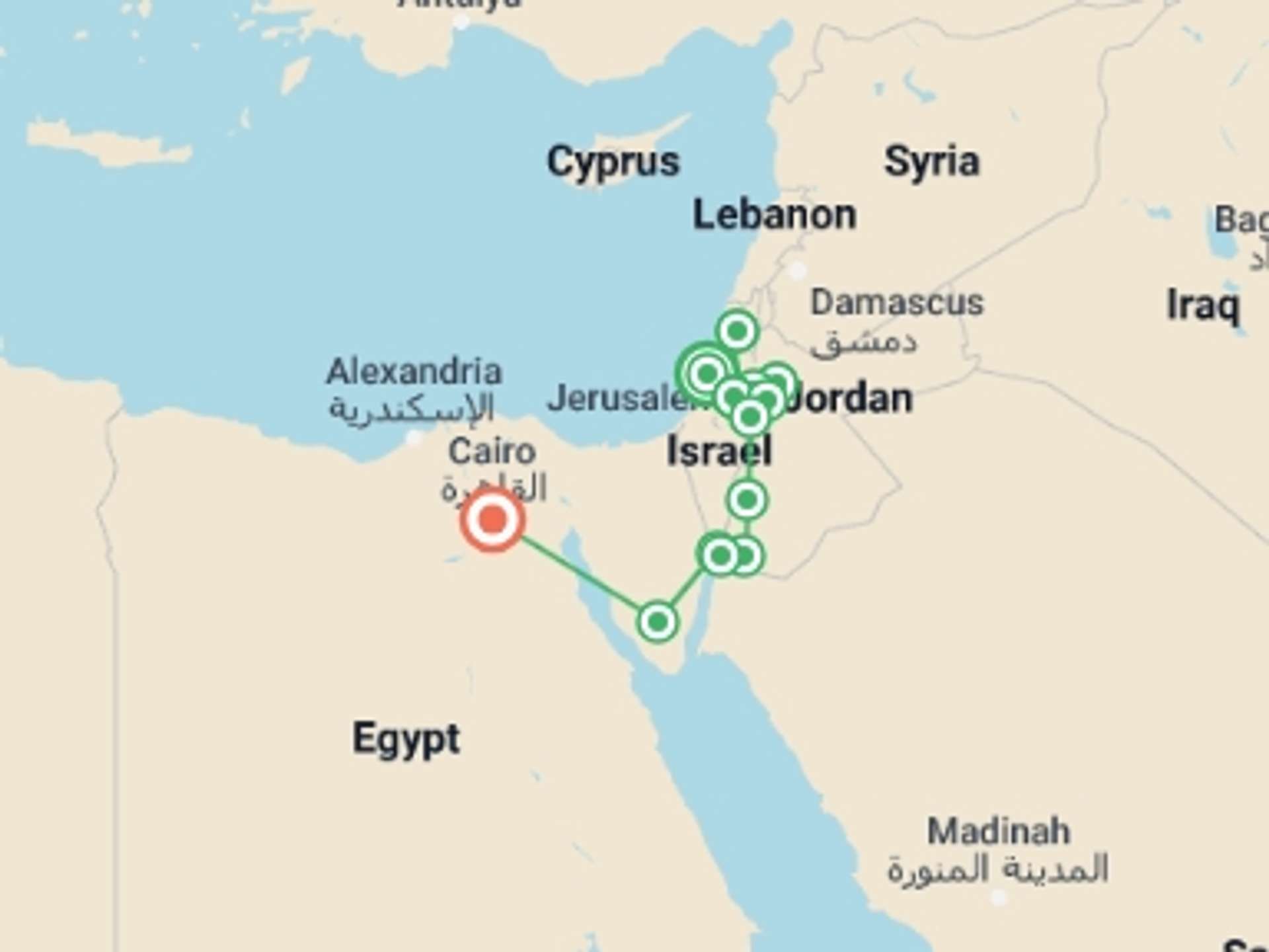 Amman 15-Day tours