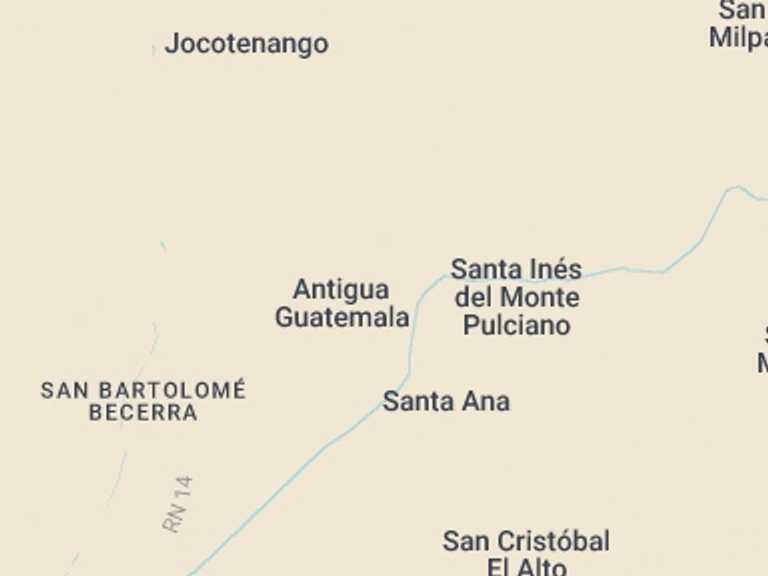 Map itinerary of North America Tour in September 2027 with 1 destination visits for the trip: Antigua  City Tour