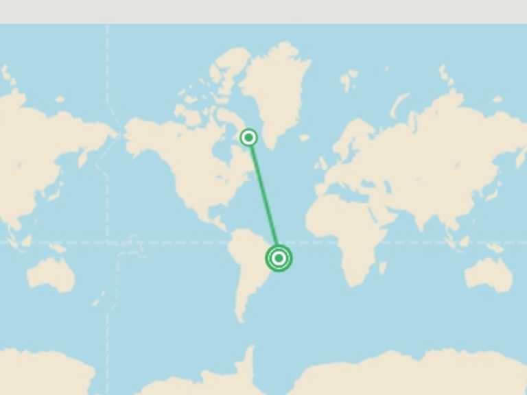 Map of a Eco Tour with 2 destination visits for the trip: Salvador Afro-Cultural Experience