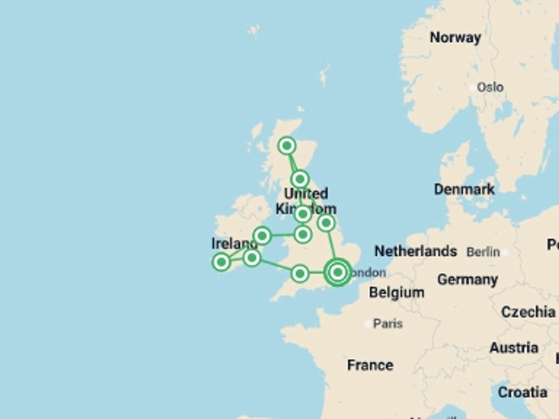 Edinburgh 15-Day tours