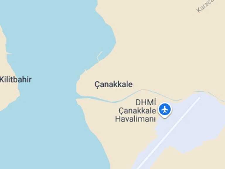 Map itinerary of Mediterranean Tour in November 2026 with 1 destination visits for the trip: Canakkale Private Shore Excursion