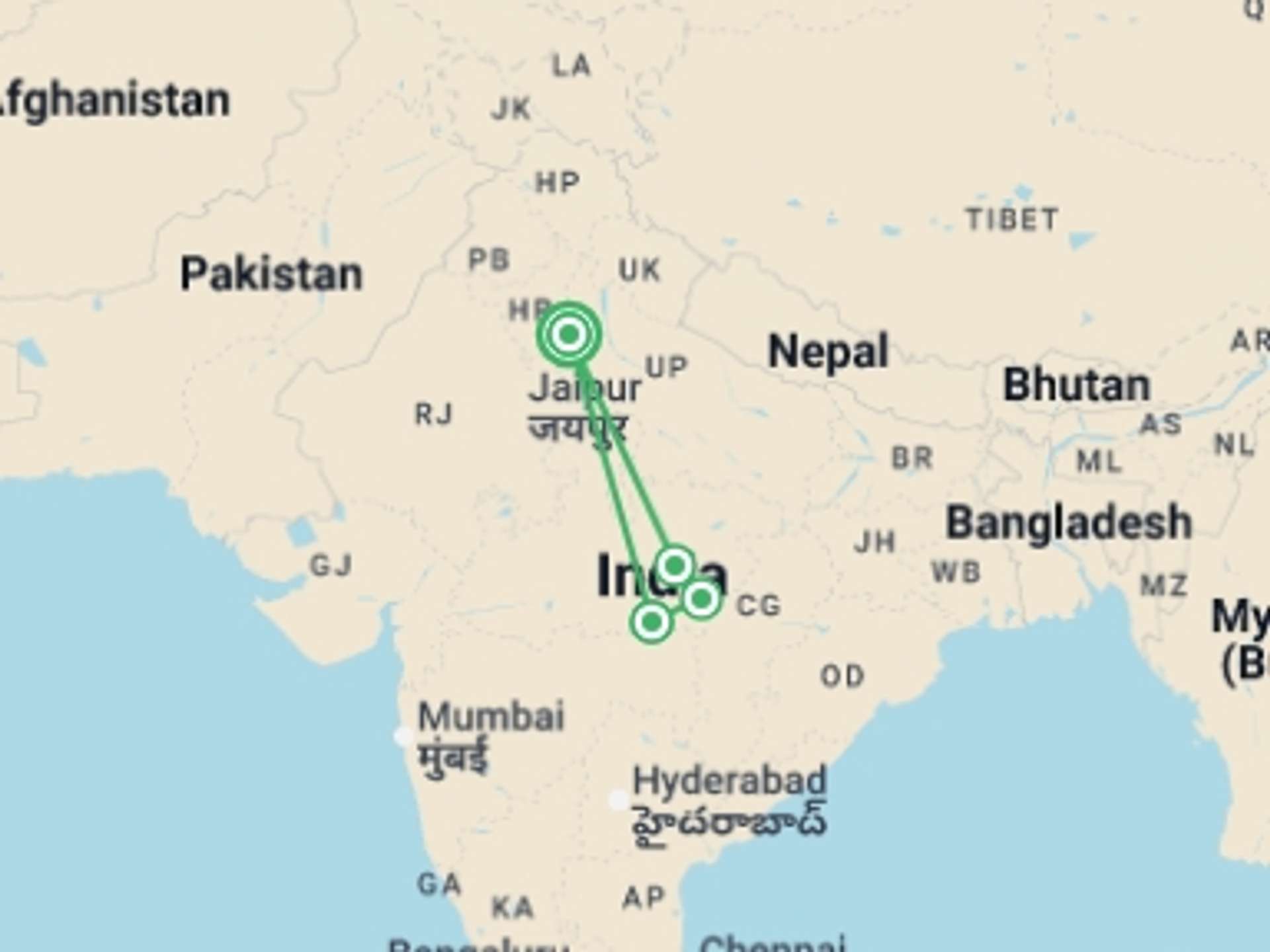 India 9-Day tours