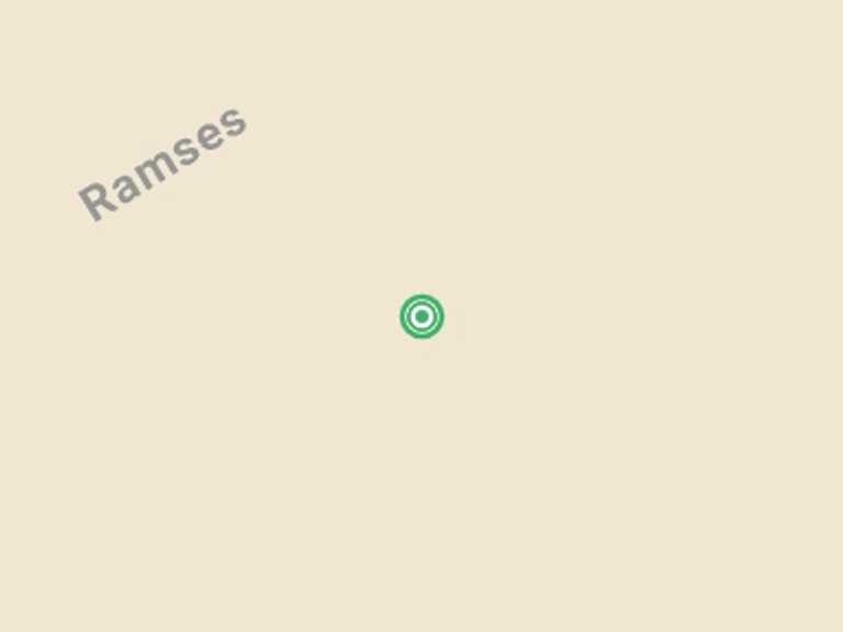 Map itinerary of Africa Tour in September 2026 with 1 destination visits for the trip: Cairo Stopover - 3 Days