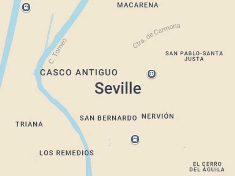 Map itinerary of Spain Tour in February 2026 with 3 destination visits for the trip: Day Trip to Ronda and Andalusian Villages