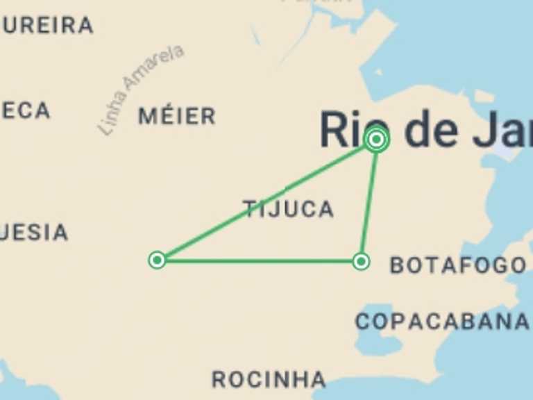 Map of Rio de Janeiro Tour with 1 destination visits for the trip: Rio de Janeiro Welcome Package 4D/3N