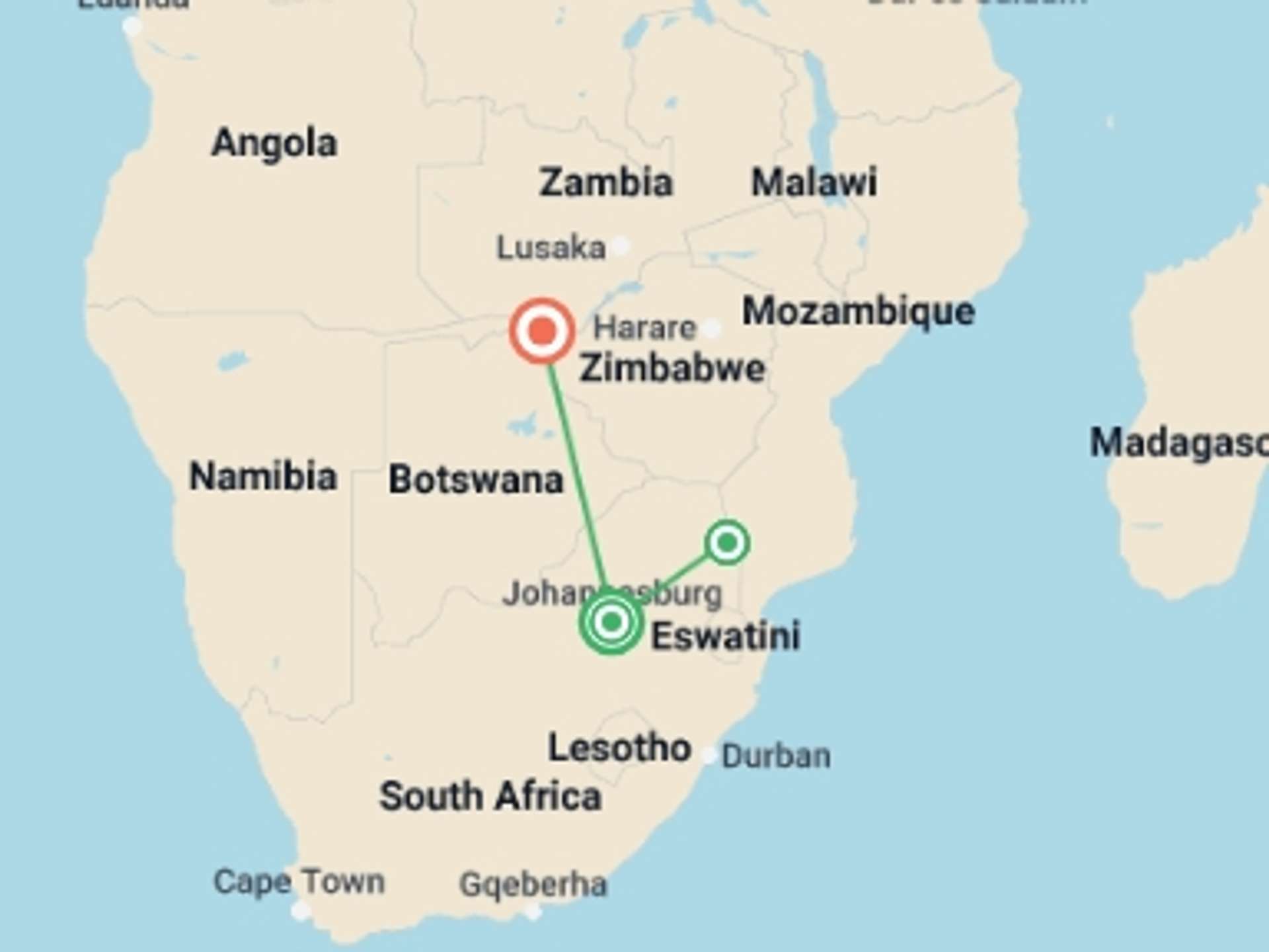 Victoria Falls 10-Day tours