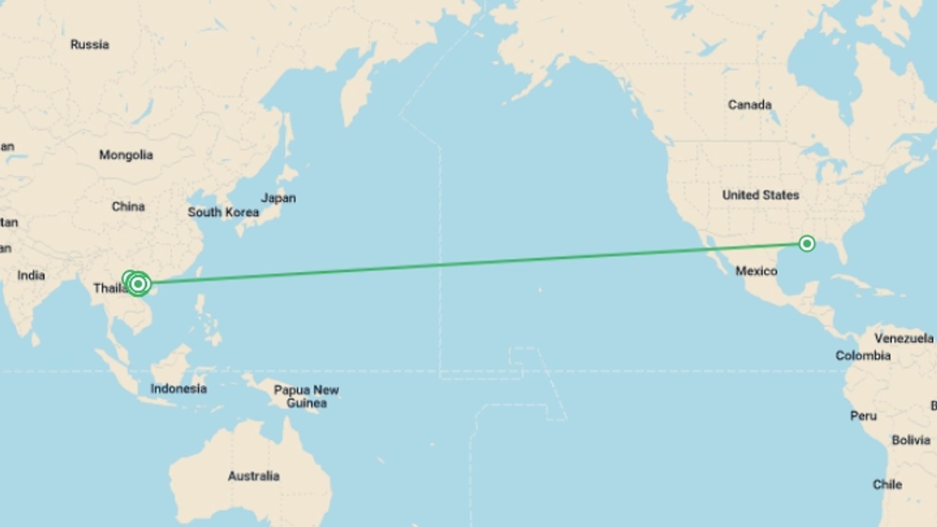 A map showing the tour itinerary for the trip: THE BEST OF NORTHEAST VIETNAM, starting in Hanoi, Vietnam and ending in Hanoi, Vietnam going through 5 other destinations.