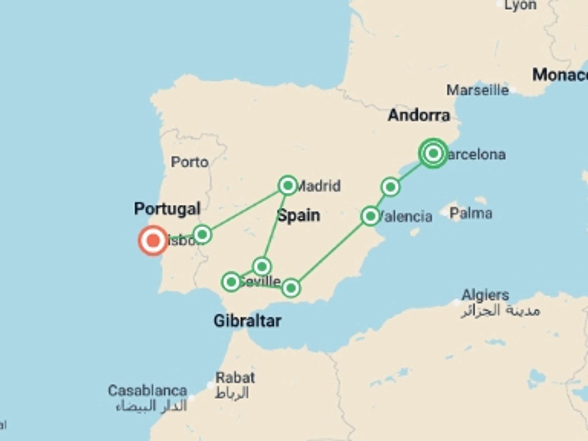 Granada 15-Day tours