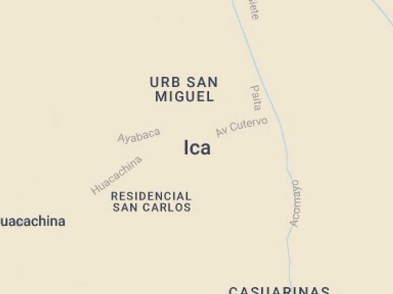 Map of 1-Day Peru Tour with 1 destination visits for the trip: Dune Buggy and Sandboard in Huacachina Ica