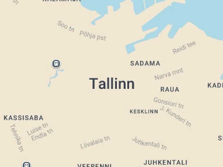Map itinerary of Tallinn Tour in October 2026 with 1 destination visits for the trip: Estonian Food Tour