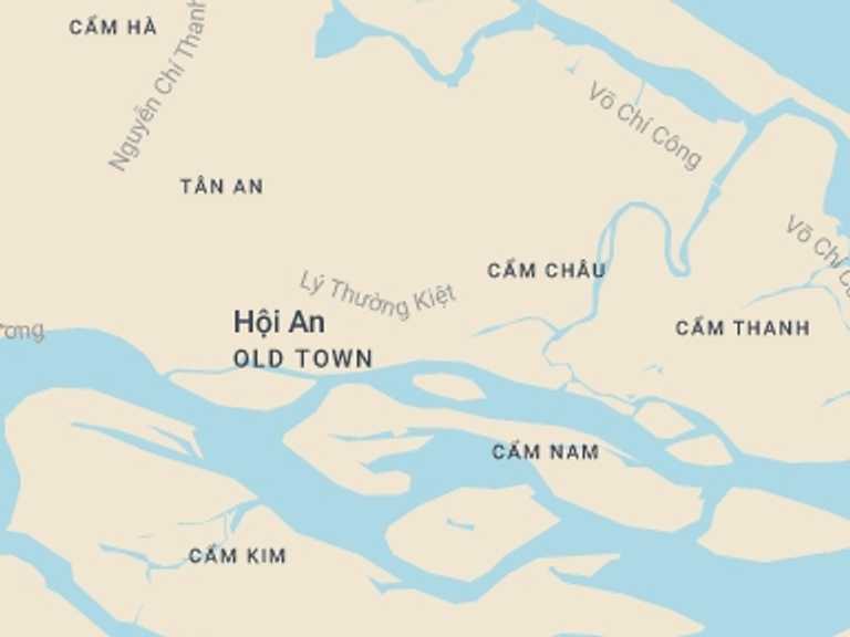 Map of 8-Day Vietnam Tour with 1 destination visits for the trip: Hoi An City & Marble Mountain day tour from Hoi An
