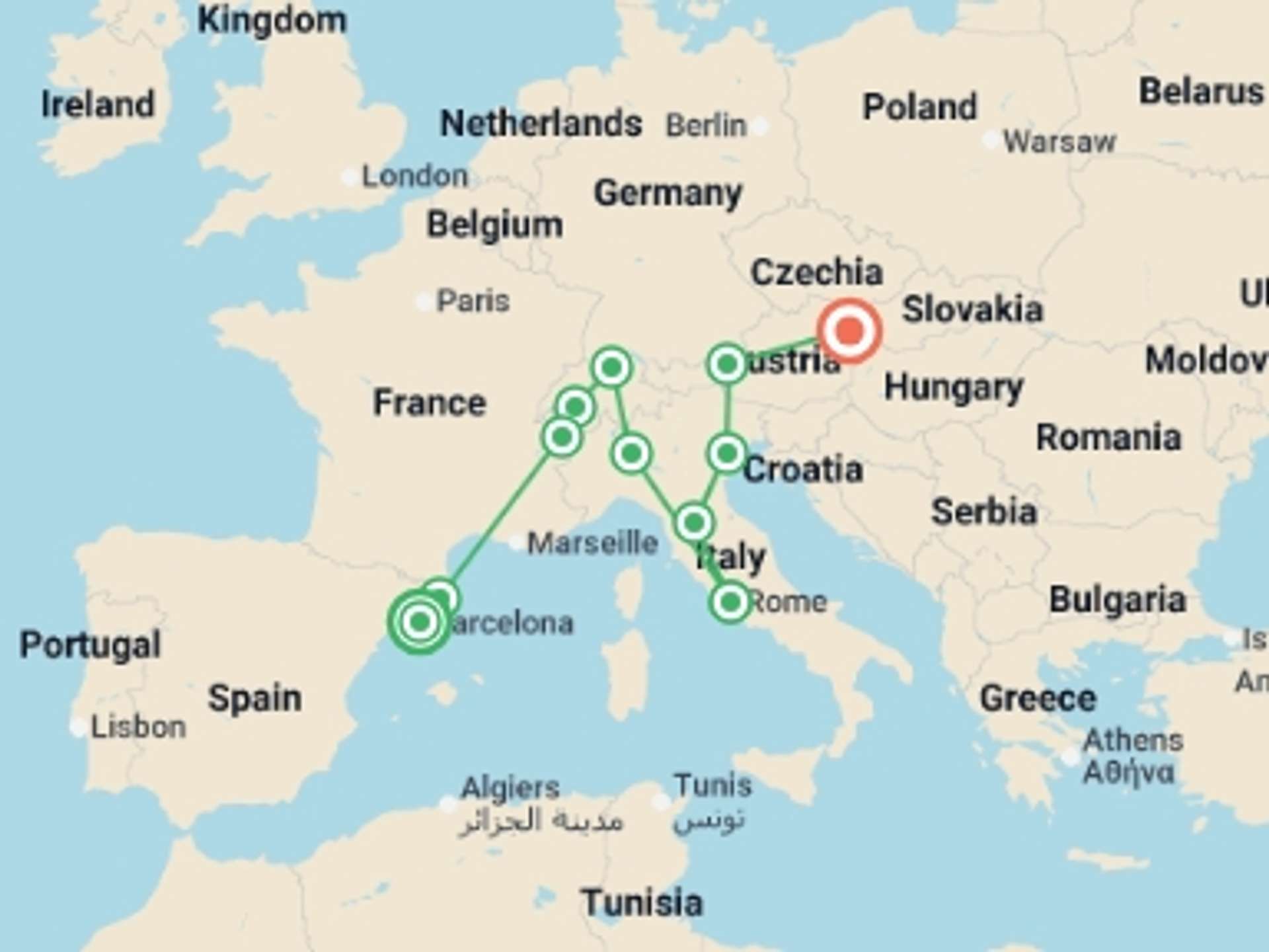 Barcelona 14-Day tours