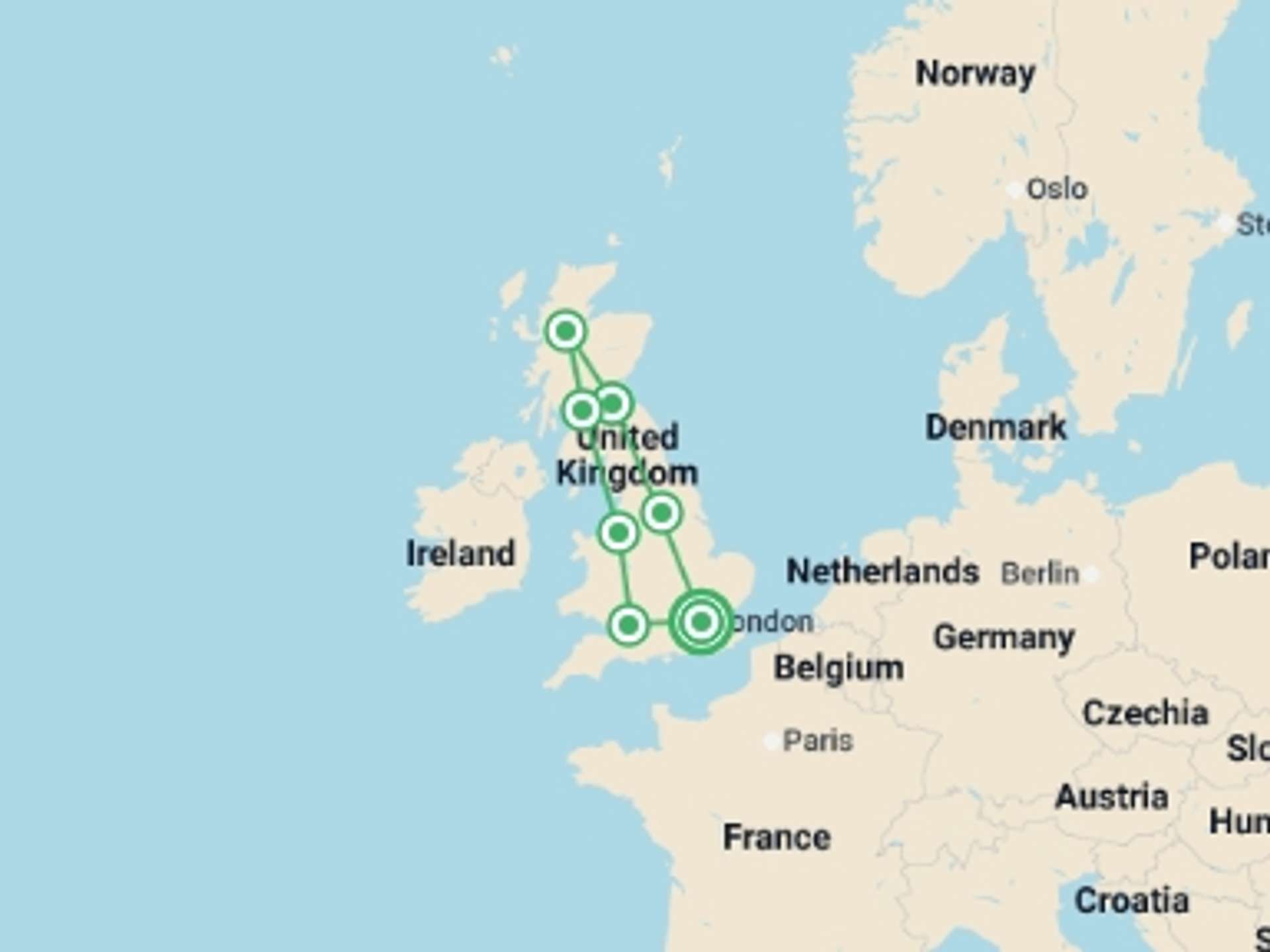 London 8-Day tours