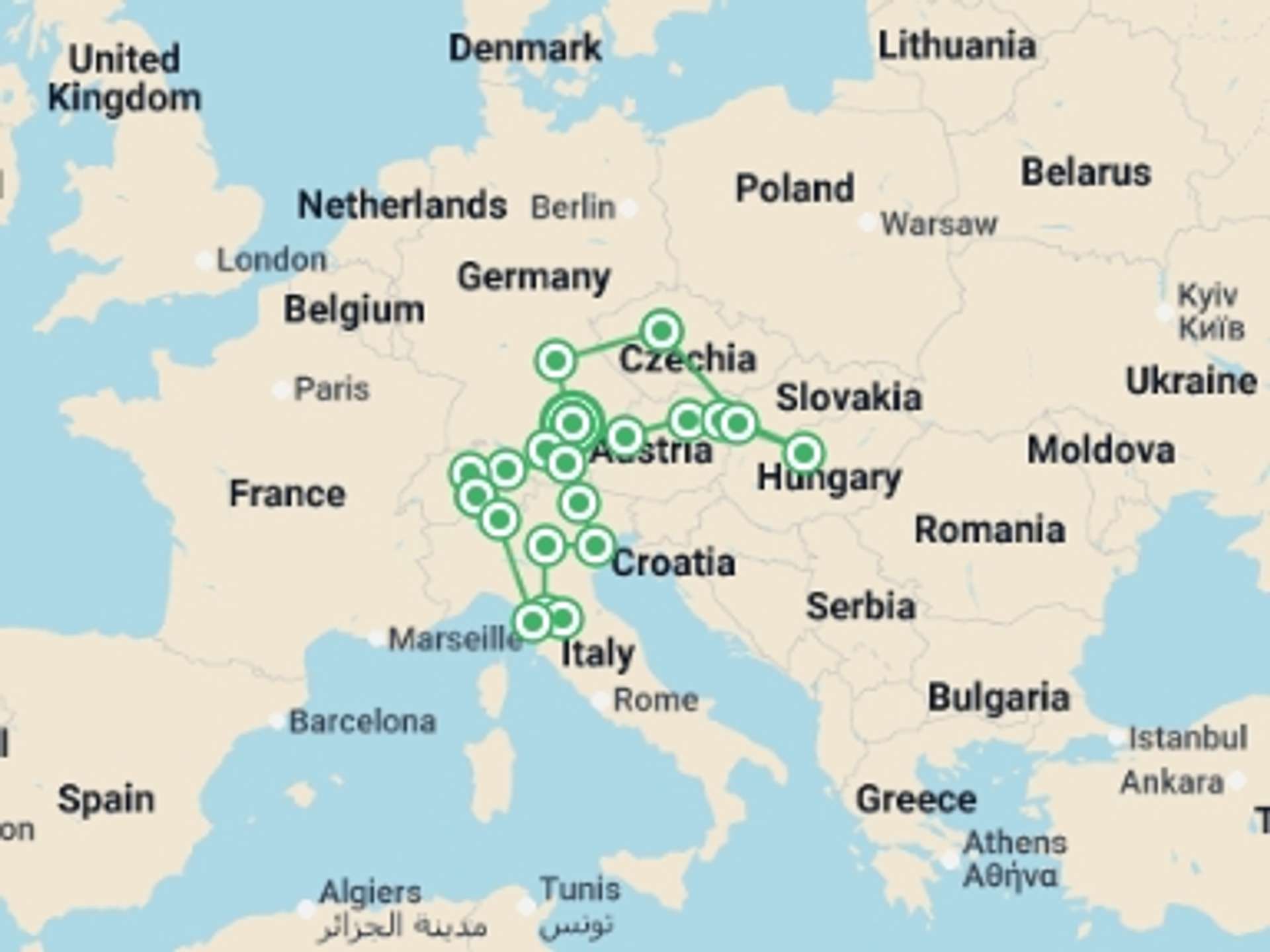 Budapest 15-Day tours