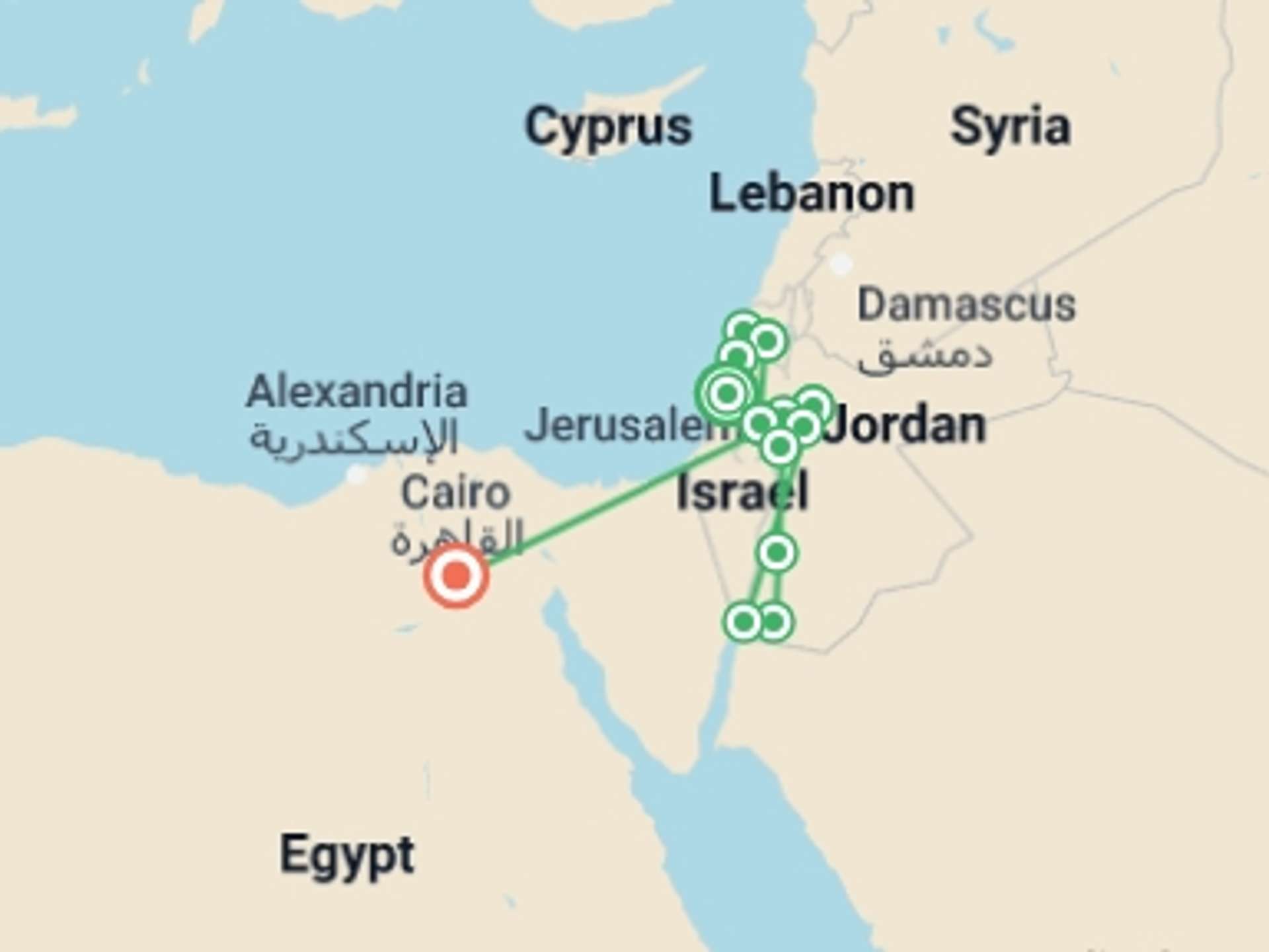 Middle East 15-Day tours