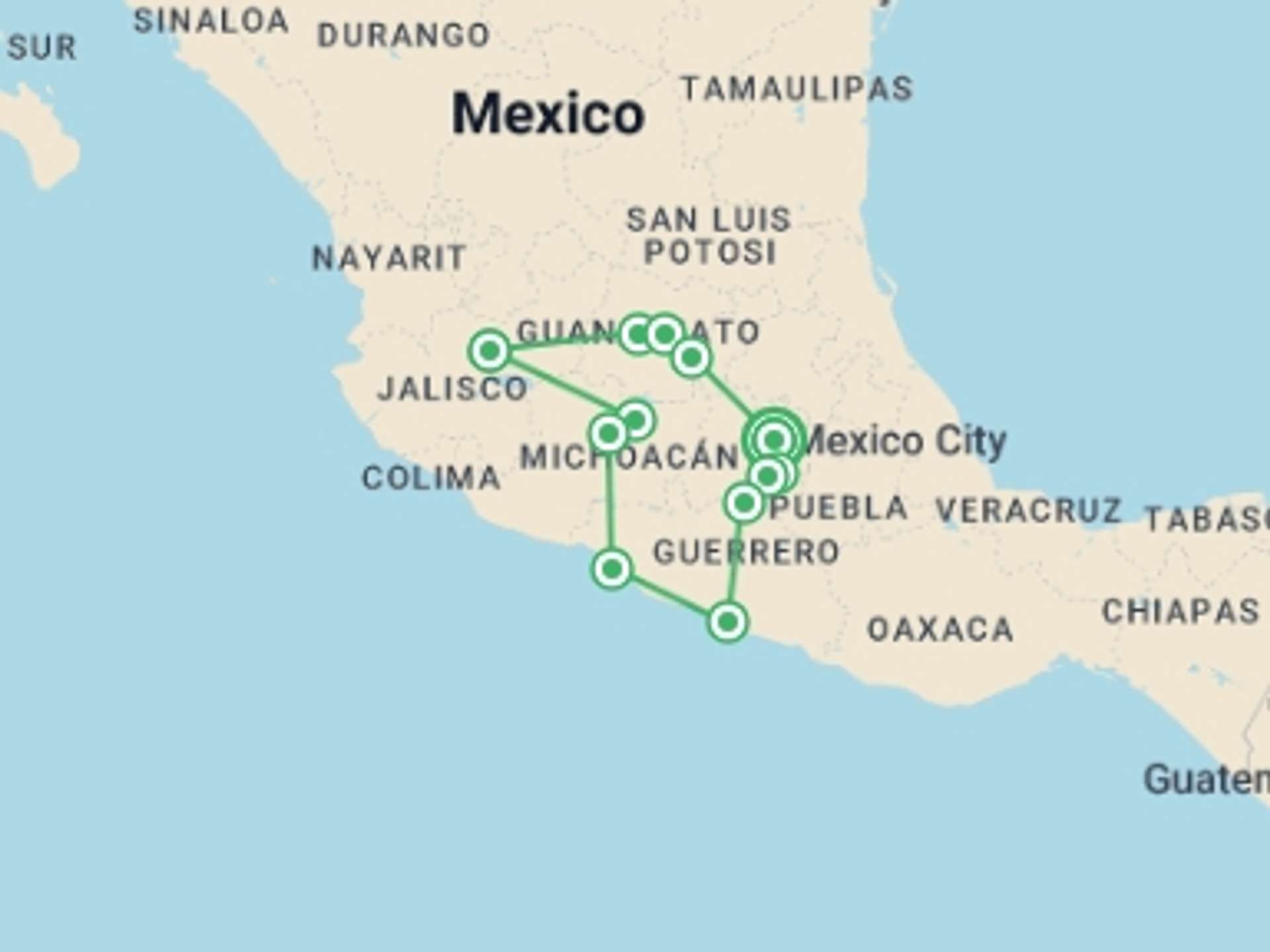 Mexico 12-Day tours