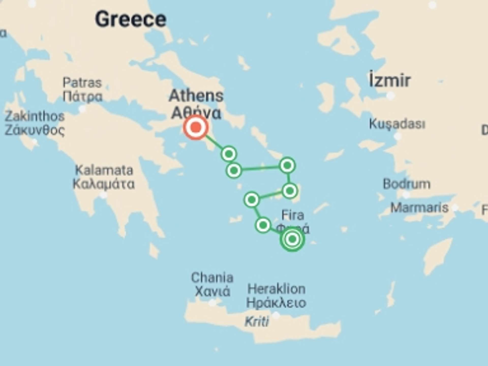 Santorini 15-Day tours