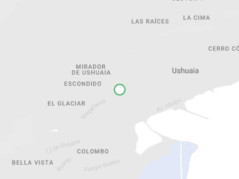 Map itinerary of Chile Tour in March 2026 with 2 destination visits for the trip: Tierra Del Fuego National Park & Train of the end of the world