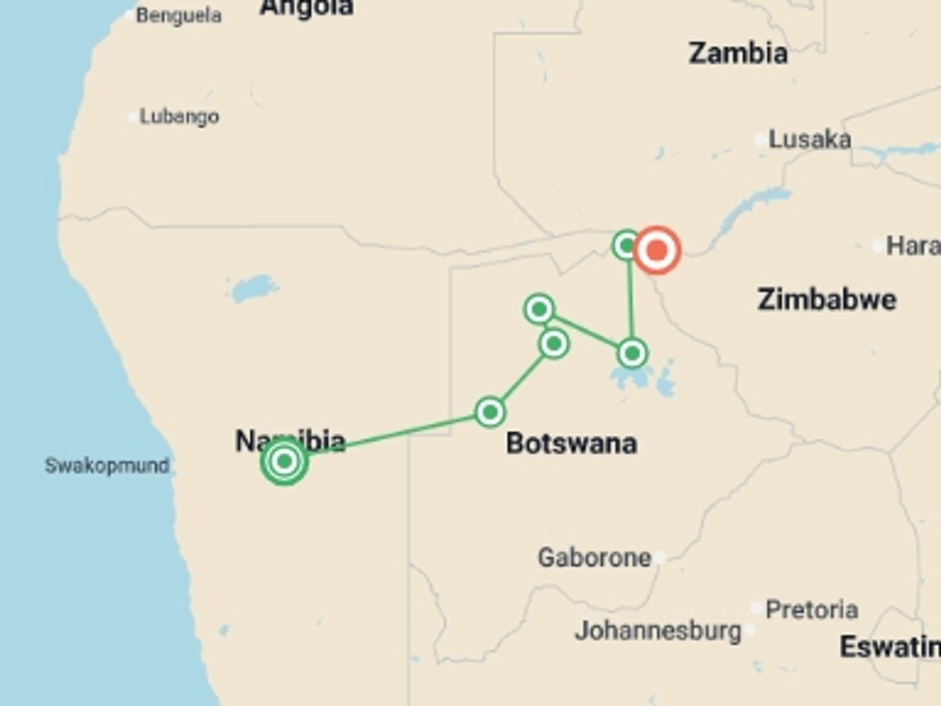 Victoria Falls 9-Day tours
