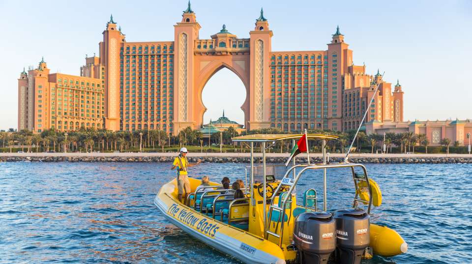 45- Min Atlantis Blast Speedboat Tour - The Yellow Boats - UAE - Image 1