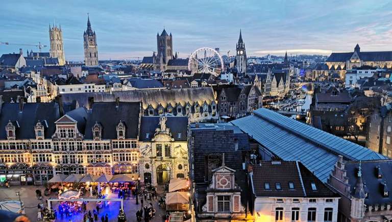 An Enchanting Christmas Getaway between Ghent and Bruges (port-to-port cruise) trip - alternative tour available