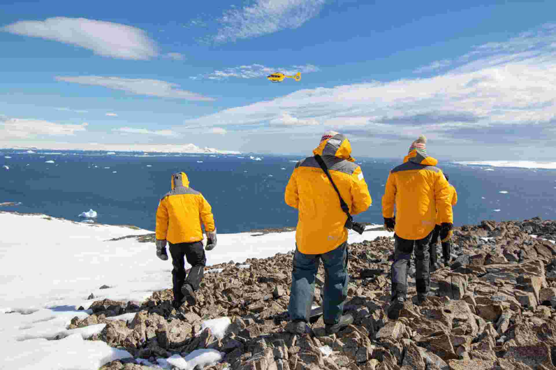 Antarctica by Helicopter: Crossing the Circle and the Peninsula