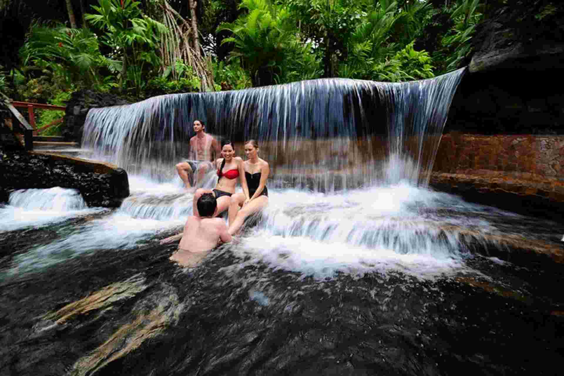 Arenal Volcano With Ecotermales Hot Springs From San José