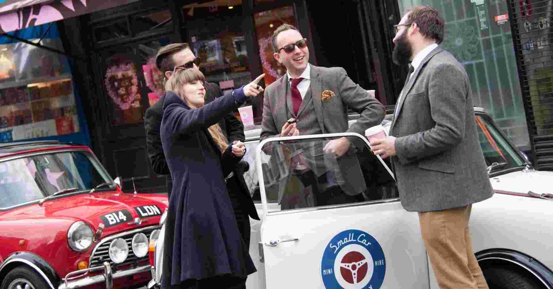 Best Bits of London in a British Classic car