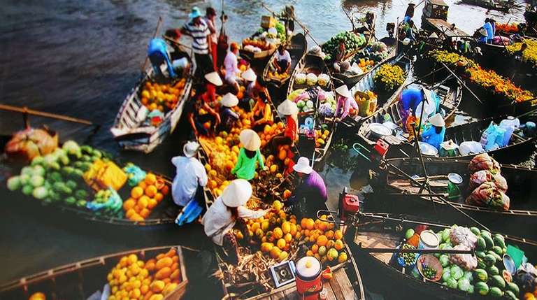 Cai Be Floating Market and Tan Phong Island trip - alternative tour available