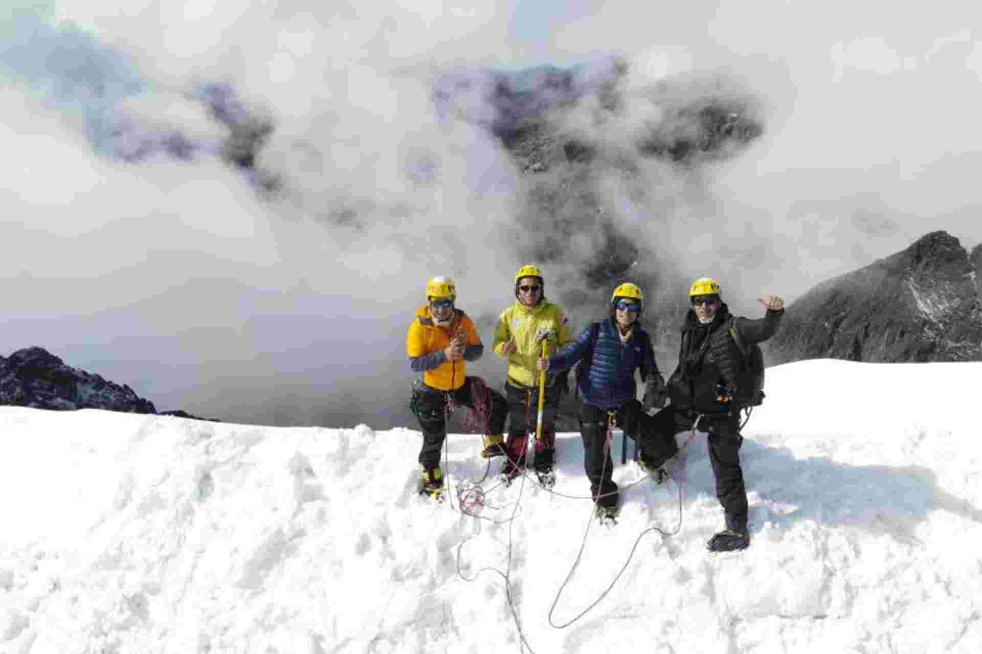 Climbing Nevado Mateo from Huaraz