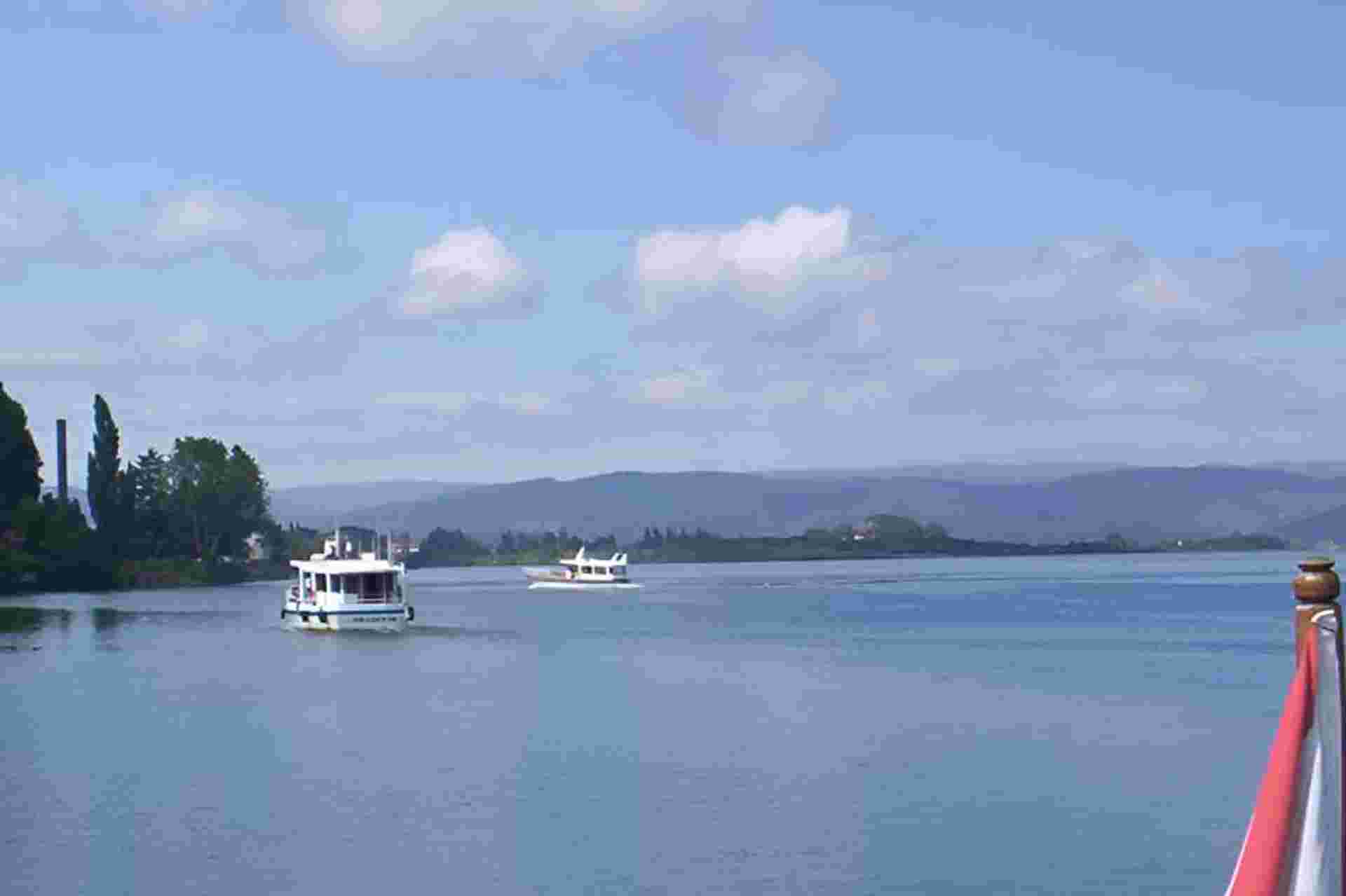 Crossing to San Ramon Peninsula in Valdivia