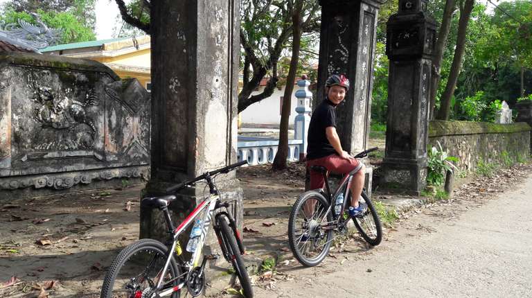 Cycle up Nhu Y River trip - alternative tour available