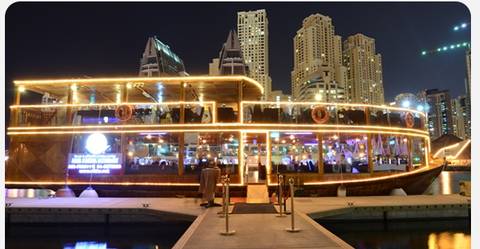 Dubai: 2.5-hour Dhow Boat Cruise With Dinner