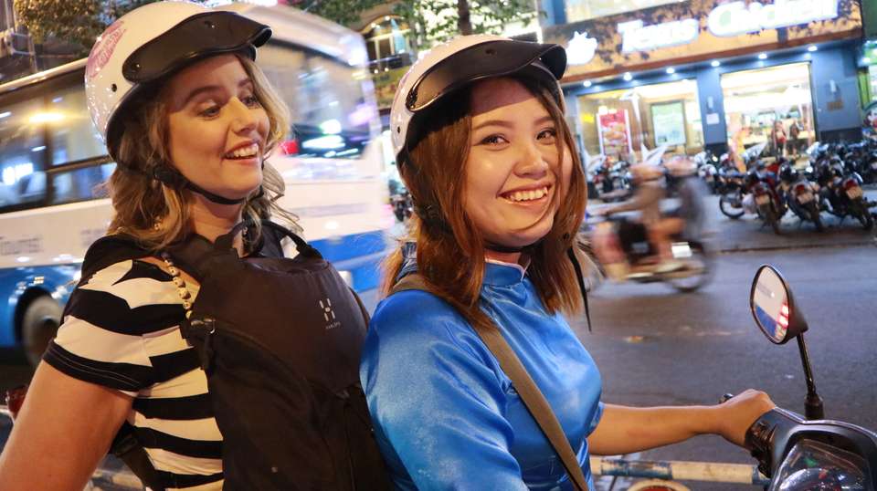 Food Adventure with Female Bikers - Saigon Kiss Tours - Vietnam - Image 1