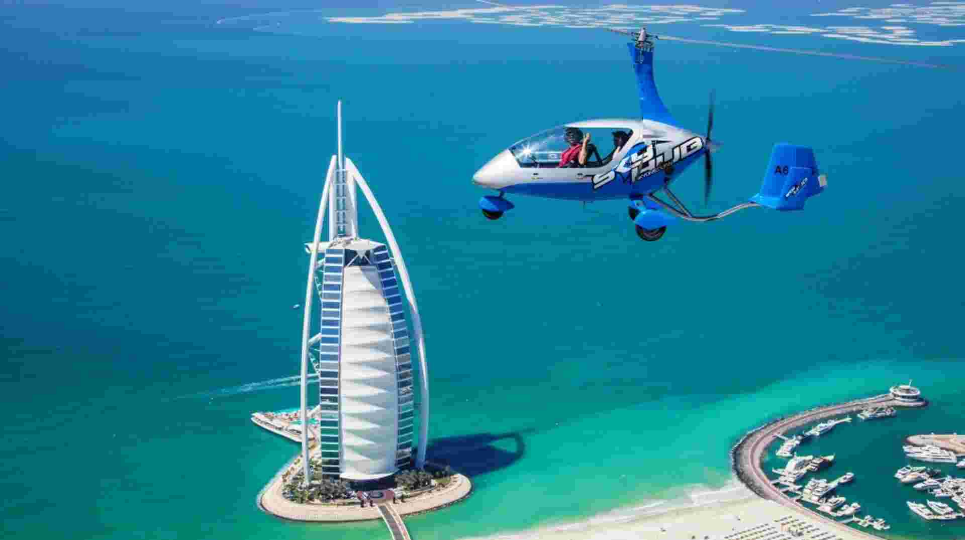 Gyrocopter Dubai Private flight for 20 minutes
