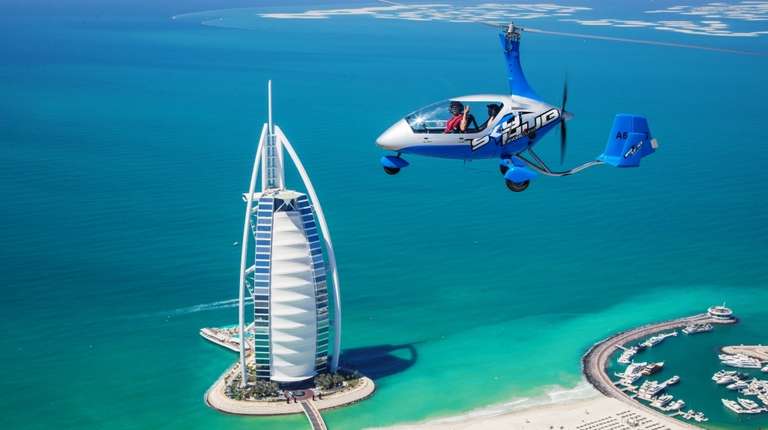 Gyrocopter Dubai Private flight for 20 minutes trip - alternative tour available