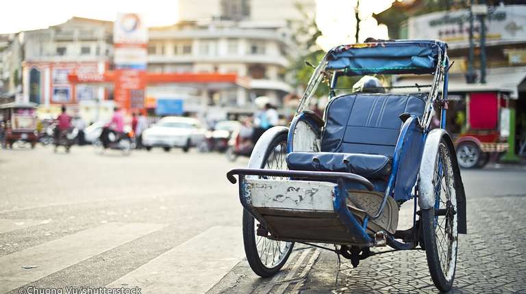 Half Day Cyclo Tour Around Central Phnom Penh  trip - alternative tour available