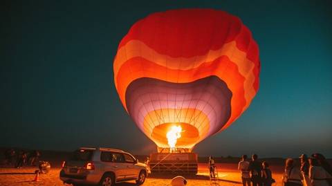 Hot Air Balloon Ride In Dubai With Pickup