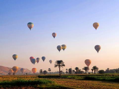 Hot Air Balloon Ride In Luxor