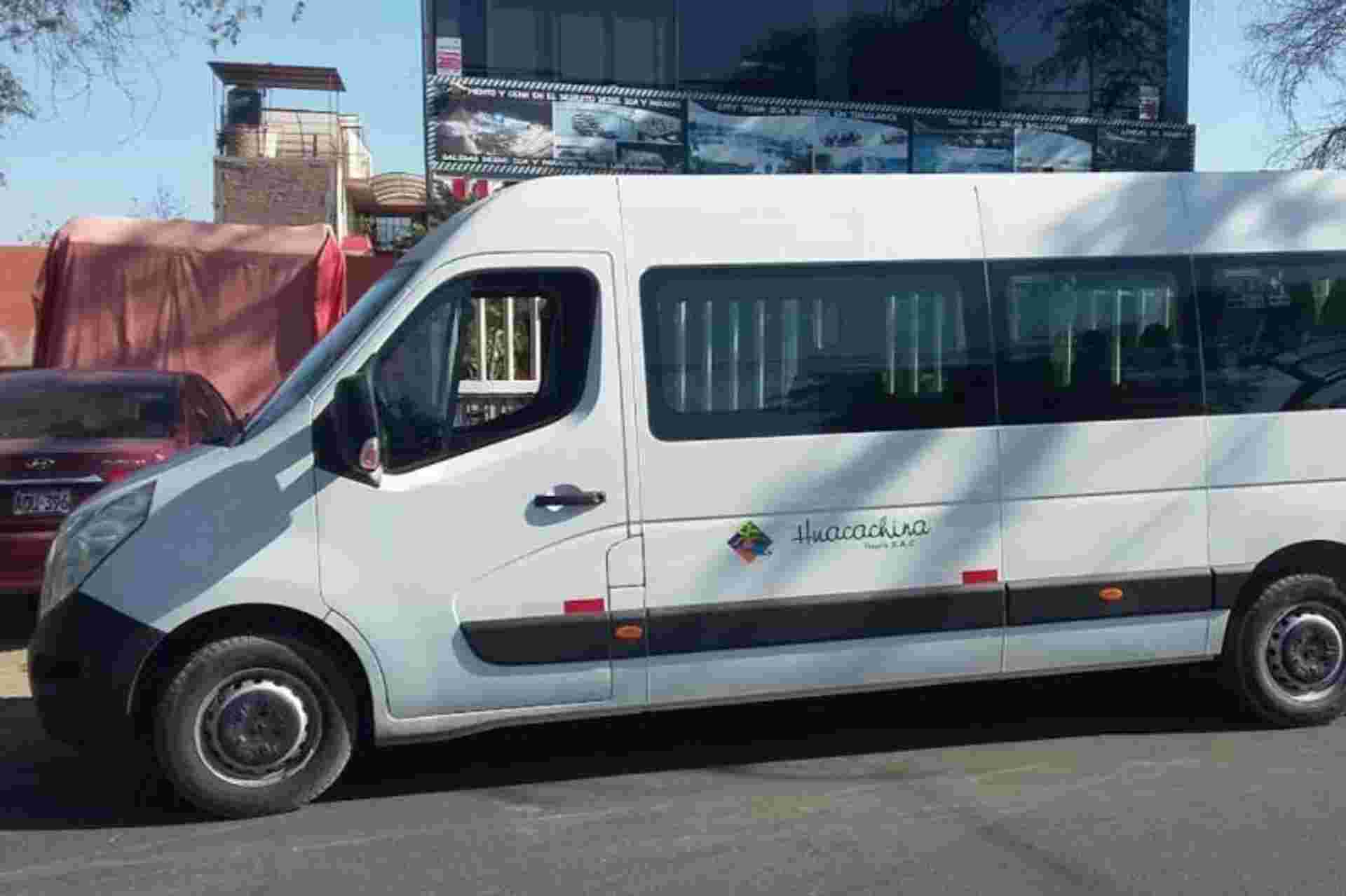 Bus Station Departure Transfer from Ica city or Huacachina