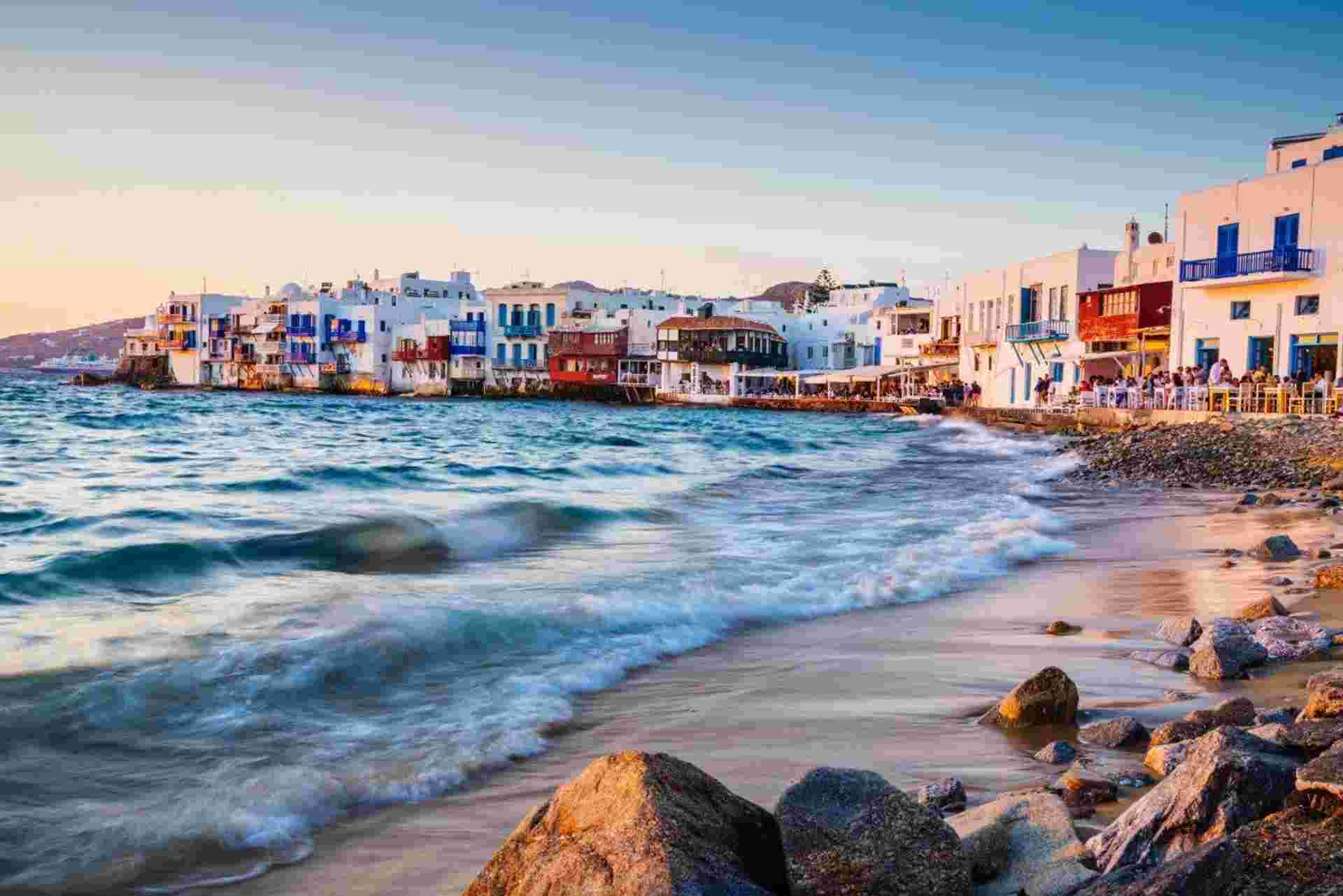 Island Hopping, The Cyclades Gems: Mykonos, Santorini