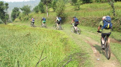 Kathmandu Valley Single Track Mountain Biking - 5 Hours