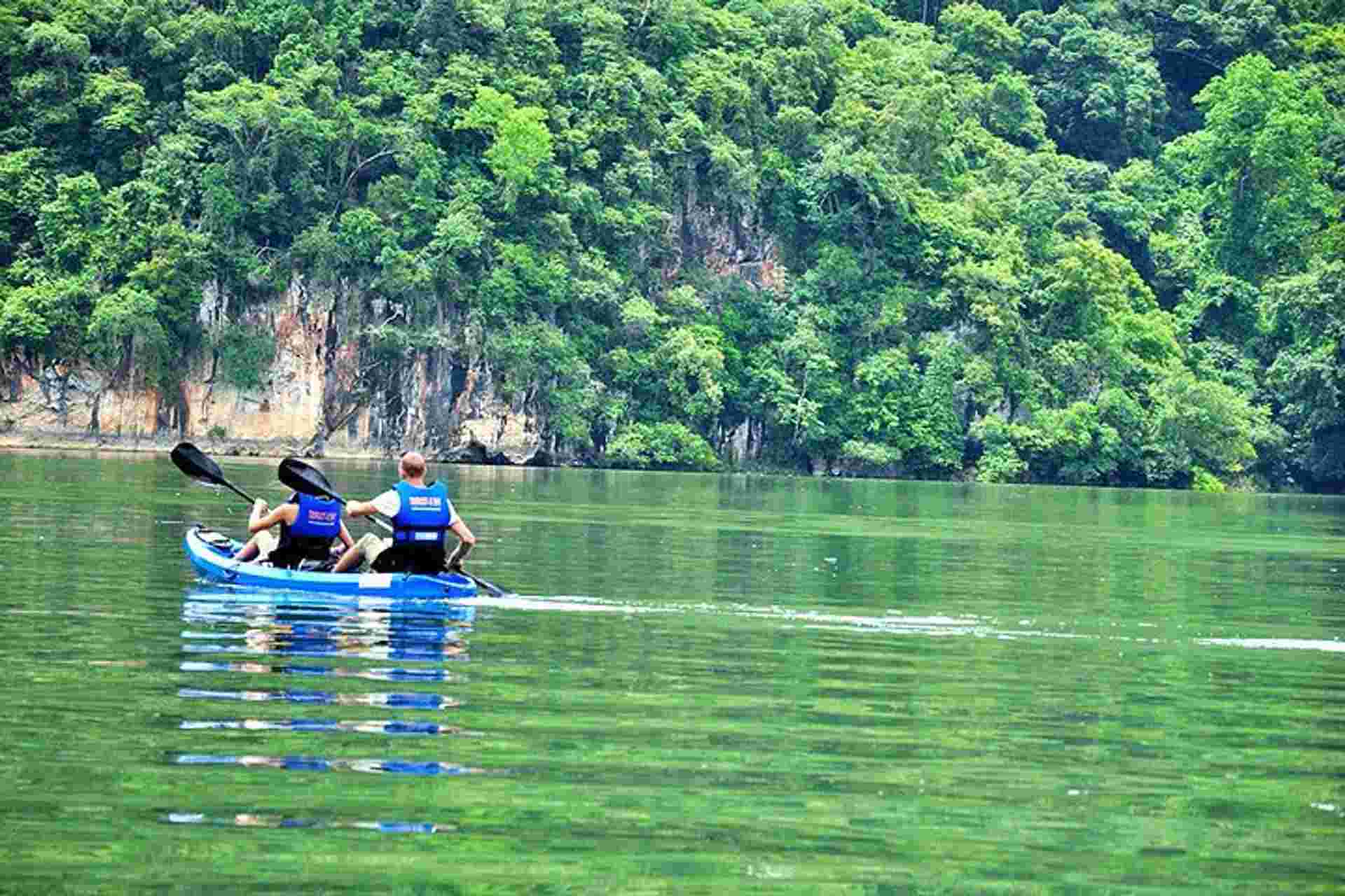Kayaking On Ba Be Lake 2 Days 1 Night