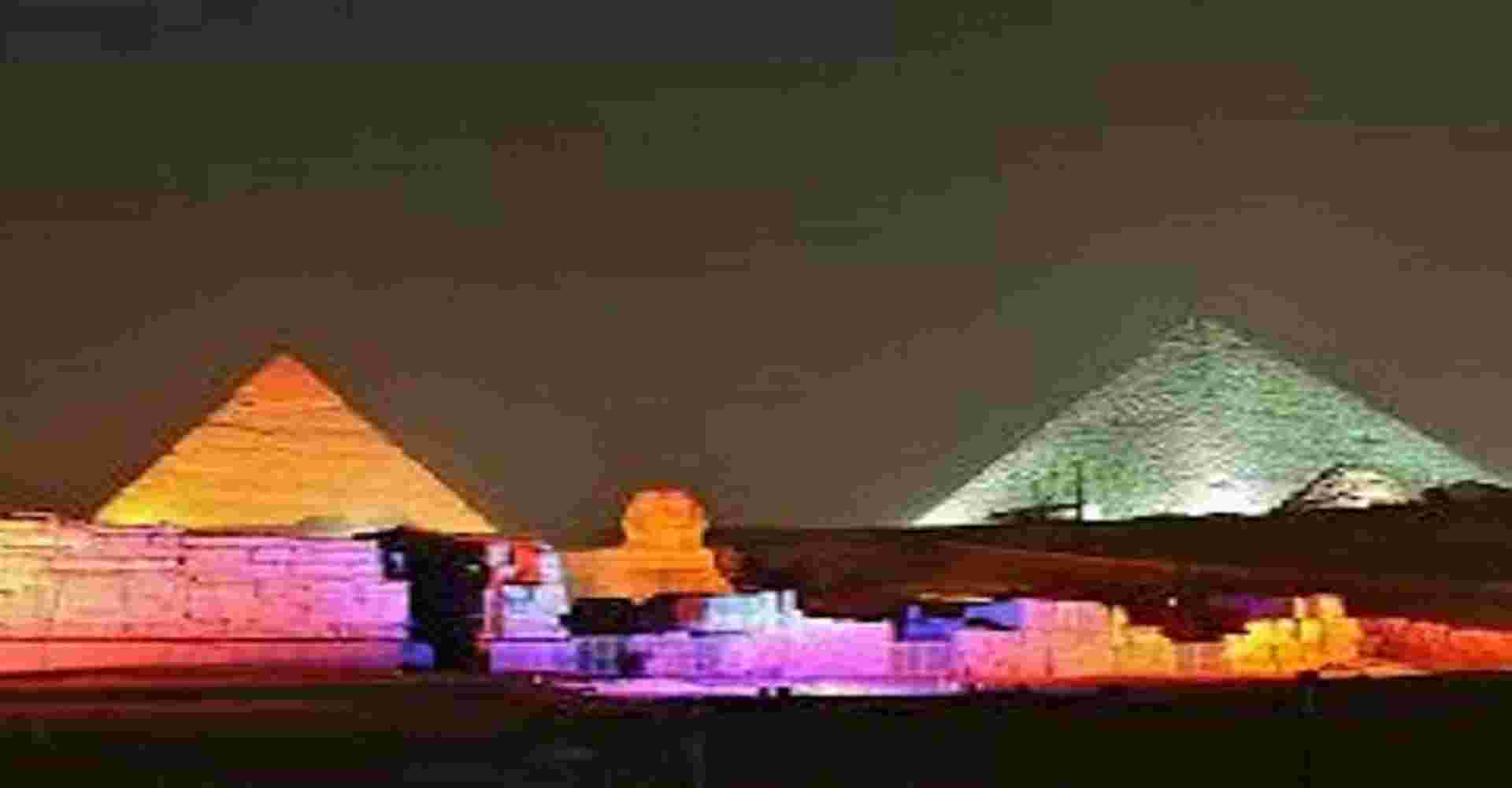Light and Sound Show at the Pyramids and Sphinx in Giza
