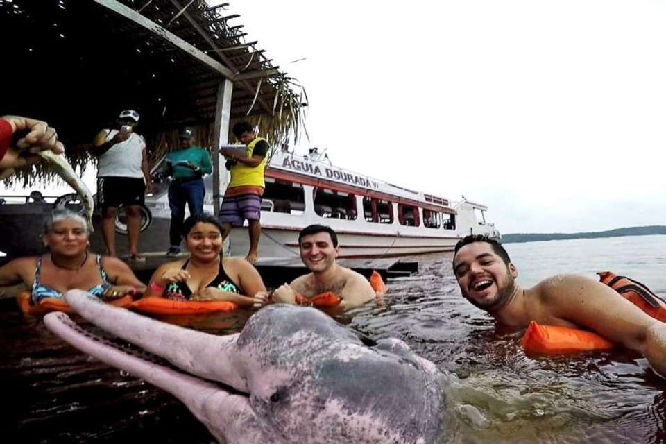 Meeting of the Waters and Pink Dolphin Tour - Tangol Tours - Brazil - Image 6